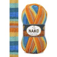 Nako Vega Stripe 82421 El Örgü İpi