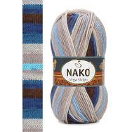 Nako Vega Stripe 82422 El Örgü İpi