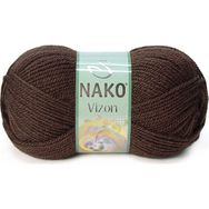 Nako Vizon 1182 Kahverengi Örgü İpi