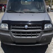 Nam Tuning Fiat Doblo 2000-2005 Arası Kalın Parlak Siyah Kaput Rüzgarlığı Maskesi