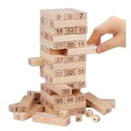 Nani Toys Ahşap Renkli Jenga Oyunu