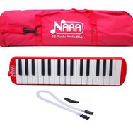 Nara NR-32-K 32 Kırmızı Bez Çantalı Melodika