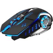 Narita 1600 Dpi Gümüş Siyah Laptop Işıklı Oyuncu Mouse