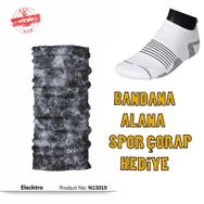 Narr Electro White Bandana
