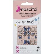Nascita 32 Işıltılı Yıldız Desenli Tırnak Stickerı