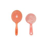 Nascita Pro 11 Lollipop Turuncu Açma Tarama Fırçası ve Pro 02 Pembe Saç Fırçası