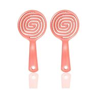Nascita Pro Üç Boyutlu Oval Saç Fırçası Pembe 02 X 2 Adet