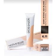 Native Base 6.11 Koyu Kumral Yoğun Küllü 100 ml Saç Boyası