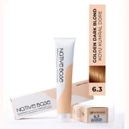 Native Base 6.3 Koyu Kumral Dore 100 ml Saç Boyası