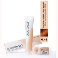 Native Base 6.43 Koyu Kumral Bakır Dore 100 ml Saç Boyası