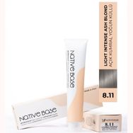 Native Base 8.11 Açık Kumral Yoğun Küllü 100 ml Saç Boyası