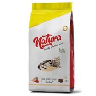 Natura 1 kg Somonlu Hamsili ve Yaban Mersinli Düşük Tahıllı Kısırlaştırılmış Kedi Maması