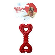 Natura 12.5 cm Plastik Kalp Kemik Köpek Oyuncak