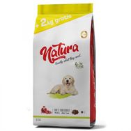 Natura 12 kg + 2 kg Puppy Düşük Tahıllı Kuzu Etli ve Narlı Orta ve Büyük Irk Yavru Köpek Maması