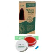 Natura Balance 5.66 Şarap Kızılı Saç Boyası + Joy line Kaş Şekillendirici ve Sabitleyici 50 ml Wax