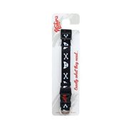 Natura Kırmızı 25-35 cm Yetişkin Köpekler İçin Kuru Kafa Desenli Boyun Tasması