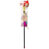 Natura PTC-053 45 cm Doğal Sünger Fare Kedi Olta Oyuncağı