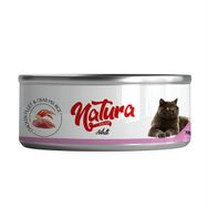 Natura Tavuk Fileto Yengeç Jöle İçinde Pirinçli 70 gr Kedi Konservesi
