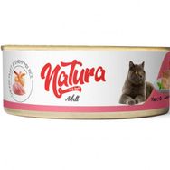 Natura Uskumru Tavuk Filetolu ve Karidesli 70 gr Yetişkin Kedi Konservesi