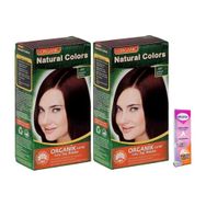 Natural Colors 5RF Şarap Kızılı 2 Adet Saç Boyası Seti