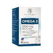 NaturalNest Omega 3 1200 mg 60 Kapsül Balık Yağı