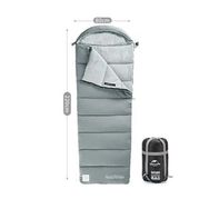 Naturehike M180 Pongee Pamuklu -8 Derece Sağ Gri Uyku Tulumu