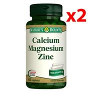 Nature's Bounty Calcium Magnesium Zinc 2x100 Tablet