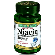 Nature's Bounty Flush Free Niacin 500 mg 50 Kapsül