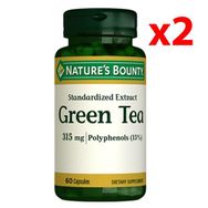 Nature's Bounty Green Tea 315 mg 2x60 Kapsül