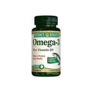 Nature's Bounty Omega-3 Plus Vitamin D3 60 Yumuşak Kapsül