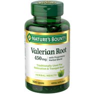 Nature's Bounty Valerian Root 450 mg 100 Kapsül