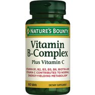 Nature's Bounty Vitamin B Complex Plus Vitamin C 60 Tablet