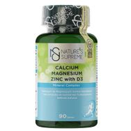Nature's Supreme Calcium Magnesium Zinc Vitamin D3 90 Tablet