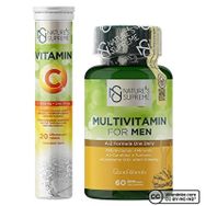Nature's Supreme Multivitamin for Men 60 Kapsül + Vitamin C Zinc 20 Efervesan Tablet