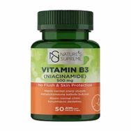 Nature's Supreme Vitamin B3 500 mg Niacinamide 50 Kapsül