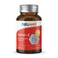 NatuWell Demir Bisglisinat C Vitamini 60 Kapsül