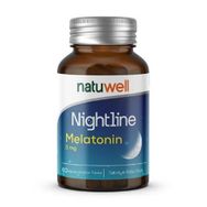 NatuWell Nightline Melatonin 3 mg 60 Tablet Takviye Edici Gıda