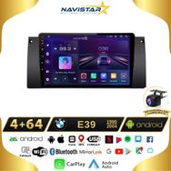 Navistar BMW E39 1995-2004 Model 4 GB + 64 GB Android 13 Kablosuz Carplay Navigasyon Multimedya Sistemi