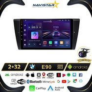 Navistar BMW E90 2005 - 2012 Model 2 GB + 32 GB Android 13 Kablosuz Carplay Navigasyon Multimedya Sistemi