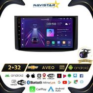 Navistar Chevrolet Aveo 2006 - 2012 Model 2 GB + 32 GB Android 13 Kablosuz Carplay Navigasyon Multimedya Sistemi