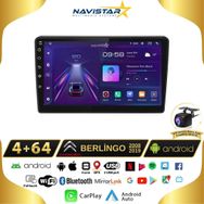 Navistar Citroen Berlingo 2008-2019 Model 4 GB + 64 GB Android 13 Kablosuz Carplay Navigasyon Multimedya Sistemi