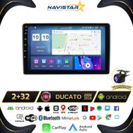 Navistar Fiat Ducato 2006-2016 Model 2 GB + 32 GB Android 13 Kablosuz Carplay Navigasyon Multimedya Sistemi