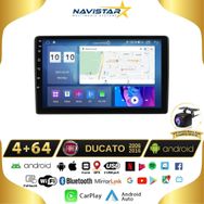 Navistar Fiat Ducato 2006-2016 Model 4 GB + 64 GB Android 13 Kablosuz Carplay Navigasyon Multimedya Sistemi