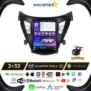 Navistar Hyundai Elantra Tesla 2012-2015 Model 2 GB + 32 GB Kablosuz Carplay Navigasyon Multimedya Sistemi