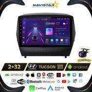 Navistar Hyundai Tucson 2 ve 32 GB Kablosuz Carplay 2009-2015 Android 13 Navigasyon Multimedya Sistemi