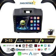 Navistar Isuzu D-Max 2012-2014 Model 2 GB + 32 GB Android 13 Kablosuz Carplay Navigasyon Multimedya Sistemi