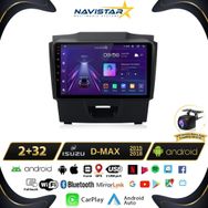 Navistar Isuzu D-Max 2015-2018 Model 2 GB + 32 GB Android 13 Kablosuz Carplay Navigasyon Multimedya Sistemi