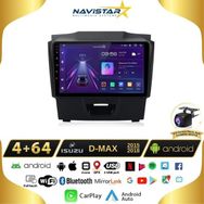 Navistar Isuzu D-Max 2015-2018 Model 4 GB + 64 GB Android 13 Kablosuz Carplay Navigasyon Multimedya Sistemi