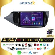 Navistar Kia Ceed 2012-2018 Model 4 GB + 64 GB Android 13 Kablosuz Carplay Navigasyon Multimedya Sistemi