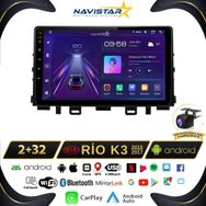 Navistar Kia Rio K3 2015-2017 Model 2+32 GB Android 13 Kablosuz Carplay Navigasyon Multimedya Sistemi